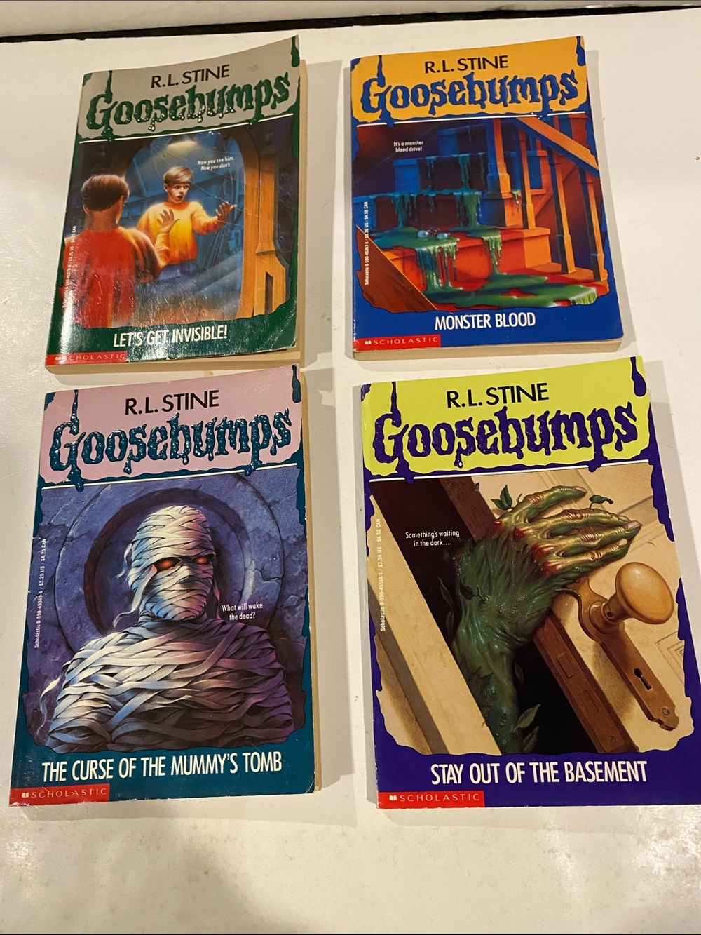 Vintage Set of 4 Goosebumps Books